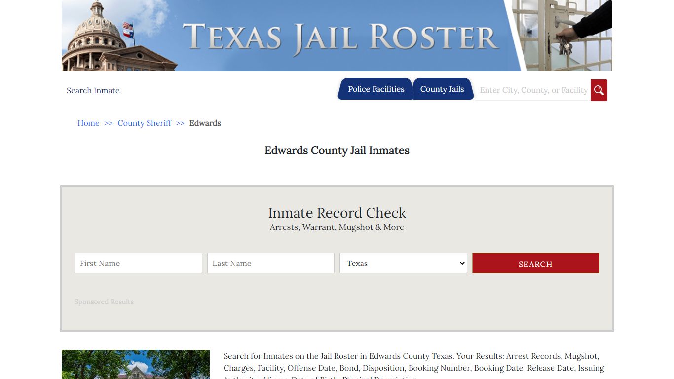 Edwards County Jail Inmates - Jail Roster Search